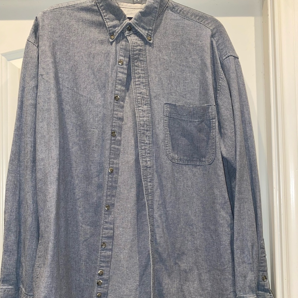 Mens Twenty X Gray Long Sleeve Shirt Size Large EUC